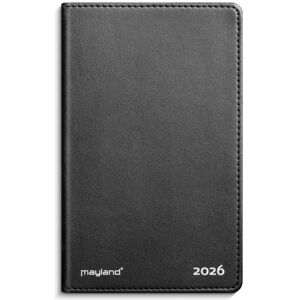 Mayland-Burde, Calendrier + agenda, Kalendarz notatek 2 dni czarny skóra sztuczna 2026 - Publicité Mayland-Burde, Calendrier + agenda, Kalendarz notatek 2 dni czarny skóra sztuczna 2026 - Publicité