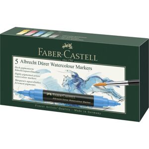Faber-Castell, Écriture + dessin, Crayon feutre Albrecht Dürer Set 5 pièces standard (5x) - Publicité Faber-Castell, Écriture + dessin, Crayon feutre Albrecht Dürer Set 5 pièces standard (5x) - Publicité
