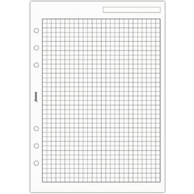 Filofax, Calendrier + agenda, Insert Size papier pour notes quadrillé 5mm blanc 25 feuilles (A5) - Publicité Filofax, Calendrier + agenda, Insert Size papier pour notes quadrillé 5mm blanc 25 feuilles (A5) - Publicité