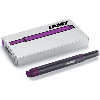 Lamy, Cartouche de rechange + encrier, Cartouche d'encre violette (Violet, 5 pcs) - Publicité Lamy, Cartouche de rechange + encrier, Cartouche d'encre violette (Violet, 5 pcs) - Publicité