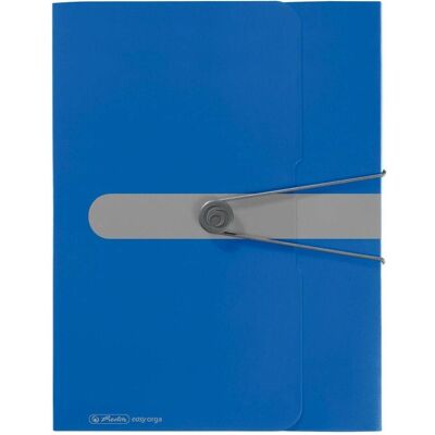 Herlitz, Porte-documents, Boîte de rangement easy orga to go, DIN A4, film PP bleu opaque, hauteur de remplissage : 40 mm (A4, 1x) - Publicité Herlitz, Porte-documents, Boîte de rangement easy orga to go, DIN A4, film PP bleu opaque, hauteur de remplissage : 40 mm (A4, 1x) - Publicité