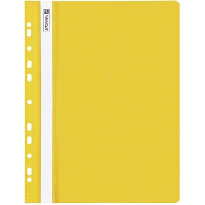 Brunnen, Porte-documents, Classeur à levier en plastique jaune A4 (A4, 1x) - Publicité Brunnen, Porte-documents, Classeur à levier en plastique jaune A4 (A4, 1x) - Publicité