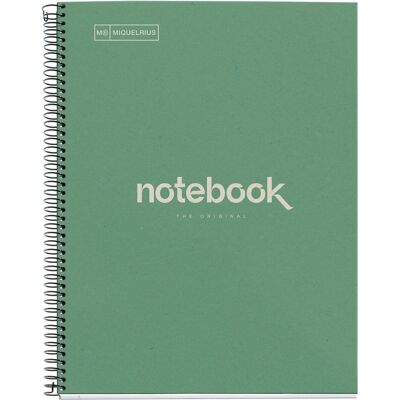 Miquelrius, Cahier + bloc-notes, MAUL ECO Emotions NB1 ECOMINT Recycle A4 80SQ80G transparent (Speditionsversand) (A4, Couverture rigide) - Publicité Miquelrius, Cahier + bloc-notes, MAUL ECO Emotions NB1 ECOMINT Recycle A4 80SQ80G transparent (Speditionsversand) (A4, Couverture rigide) - Publicité
