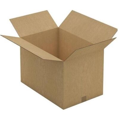 Rajapack, Emballage + boîte d'expédition, Raja Carton d'expédition à 2 cannelures Carton 400 (L) x 400 (P) x 500 (H) mm Marron (10 pcs) - Publicité Rajapack, Emballage + boîte d'expédition, Raja Carton d'expédition à 2 cannelures Carton 400 (L) x 400 (P) x 500 (H) mm Marron (10 pcs) - Publicité