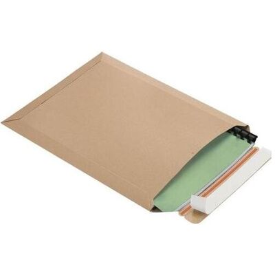 Raja, Pochette d'expédition + enveloppe à bulles, Enveloppes TP310C Marron (100 pcs) - Publicité Raja, Pochette d'expédition + enveloppe à bulles, Enveloppes TP310C Marron (100 pcs) - Publicité