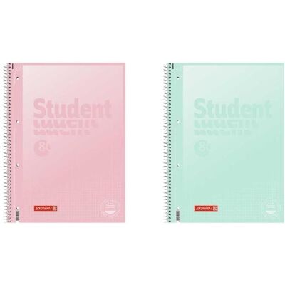 Brunnen, Cahier + bloc-notes, Étudiant (A4, Quadrillé, Couverture souple) - Publicité Brunnen, Cahier + bloc-notes, Étudiant (A4, Quadrillé, Couverture souple) - Publicité