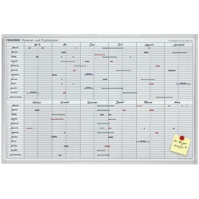 Franken, Tableau de présentation, Planificateur annuel (90 x 60 cm) - Publicité Franken, Tableau de présentation, Planificateur annuel (90 x 60 cm) - Publicité