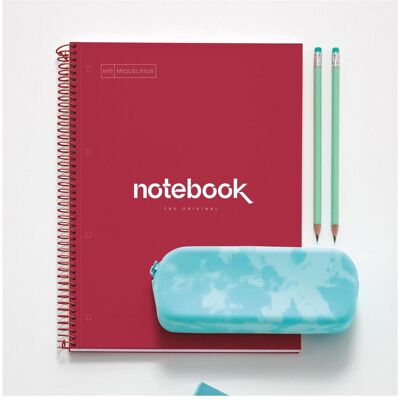Miquelrius, Cahier + bloc-notes, Emotions Notebook (A4, Quadrillé, Couverture rigide) - Publicité Miquelrius, Cahier + bloc-notes, Emotions Notebook (A4, Quadrillé, Couverture rigide) - Publicité