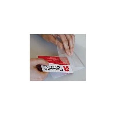 Film de laminage brillant pour cartes - 5,4x8,6cm - Protège documents - Publicité Film de laminage brillant pour cartes - 5,4x8,6cm - Protège documents - Publicité