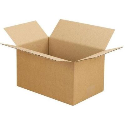 Rajapack, Emballage + boîte d'expédition, Raja Carton d'expédition à 1 cannelure Carton 200 (L) x 170 (P) x 300 (H) mm Marron (25 pcs, 17 x 20 x 17 cm) - Publicité Rajapack, Emballage + boîte d'expédition, Raja Carton d'expédition à 1 cannelure Carton 200 (L) x 170 (P) x 300 (H) mm Marron (25 pcs, 17 x 20 x 17 cm) - Publicité