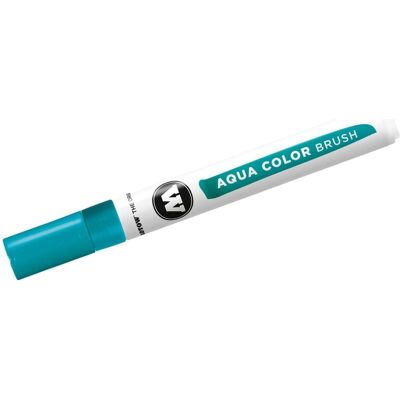 Molotow, Écriture + dessin, Crayon aquarelle Color Brush Aqua 1-2mm bleu turquoise (1x) - Publicité Molotow, Écriture + dessin, Crayon aquarelle Color Brush Aqua 1-2mm bleu turquoise (1x) - Publicité