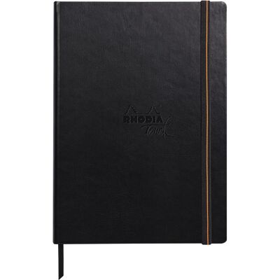 Rhodia, Cahier + bloc-notes, Touch (A4, Blanc, Couverture rigide) - Publicité Rhodia, Cahier + bloc-notes, Touch (A4, Blanc, Couverture rigide) - Publicité