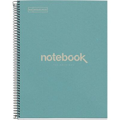 Maul, Cahier + bloc-notes, ECO Emotions NB1 ECOBLUE RECYCLE HOR (A4, À rayures, Couverture rigide) - Publicité Maul, Cahier + bloc-notes, ECO Emotions NB1 ECOBLUE RECYCLE HOR (A4, À rayures, Couverture rigide) - Publicité