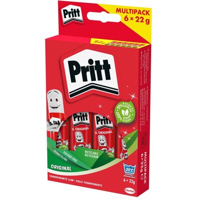 Pritt, Bâton de colle, Original (22 g, 6x) - Publicité Pritt, Bâton de colle, Original (22 g, 6x) - Publicité