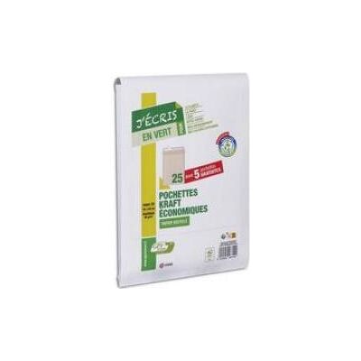 GPV, Pochette d'expédition + enveloppe à bulles, Pochettes d'expédition Green ECO, C5, 162 x 229 mm, marron - Publicité GPV, Pochette d'expédition + enveloppe à bulles, Pochettes d'expédition Green ECO, C5, 162 x 229 mm, marron - Publicité
