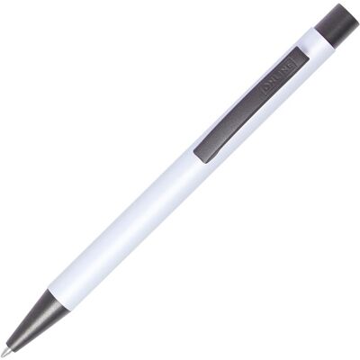 Online, Stylo, Stylo à bille Soft Metal Medium (M), Blanc (1x) - Publicité Online, Stylo, Stylo à bille Soft Metal Medium (M), Blanc (1x) - Publicité