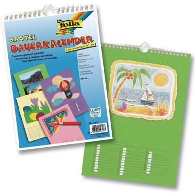 Folia, Calendrier + agenda, Calendrier perpétuel A4 en couleur (A4) - Publicité Folia, Calendrier + agenda, Calendrier perpétuel A4 en couleur (A4) - Publicité