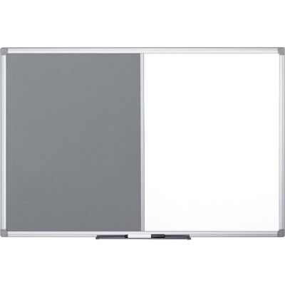Bi-Office, Tableau de présentation, Tableau combiné MAYA, tableau d'affichage et tableau blanc combinés, liège ou feutre, div. tailles (120 x 90 cm) - Publicité Bi-Office, Tableau de présentation, Tableau combiné MAYA, tableau d'affichage et tableau blanc combinés, liège ou feutre, div. tailles (120 x 90 cm) - Publicité