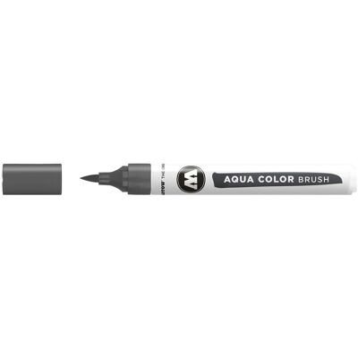 Molotow, Écriture + dessin, Crayon aquarelle Color Brush Aqua 1-2 mm gris neutre 01 (1x) - Publicité Molotow, Écriture + dessin, Crayon aquarelle Color Brush Aqua 1-2 mm gris neutre 01 (1x) - Publicité