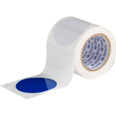 Brady, Étiquettes, B-514, ToughStripe, Ruban de marquage au sol, points (espacés de 457mm), polyester, bleu, 89m - Publicité Brady, Étiquettes, B-514, ToughStripe, Ruban de marquage au sol, points (espacés de 457mm), polyester, bleu, 89m - Publicité