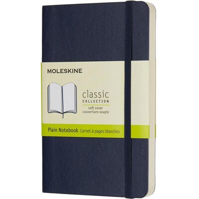 Moleskine, Cahier + bloc-notes, Classique (A6, Blanc, Couverture souple) - Publicité Moleskine, Cahier + bloc-notes, Classique (A6, Blanc, Couverture souple) - Publicité