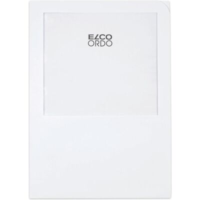 Elco, Porte-documents, Classeur Ordo transport A4 blanc (A4, 100x) - Publicité Elco, Porte-documents, Classeur Ordo transport A4 blanc (A4, 100x) - Publicité
