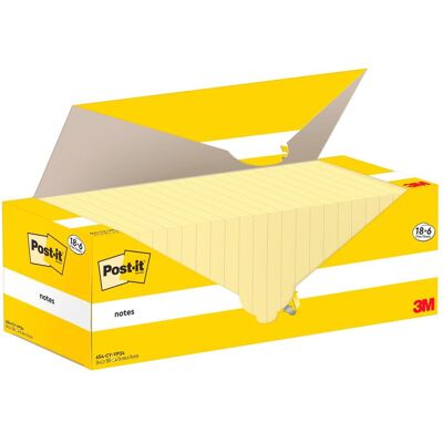 Post-it, Notes adhésives, Pack de gros (76 x 76 mm) - Publicité Post-it, Notes adhésives, Pack de gros (76 x 76 mm) - Publicité