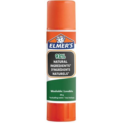 Elmer's, Bâton de colle, Klebestift Pure Glue 1 Stück 20 g, Weiss (37 g, 1x) - Publicité Elmer's, Bâton de colle, Klebestift Pure Glue 1 Stück 20 g, Weiss (37 g, 1x) - Publicité
