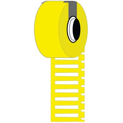 Brady, Accessoires de connexion par câble, M6-16x4.4-7696-YL, Durasleeve(R) Supports pour marqueurs de fils, supports en PVC, jaune brillant, - Publicité Brady, Accessoires de connexion par câble, M6-16x4.4-7696-YL, Durasleeve(R) Supports pour marqueurs de fils, supports en PVC, jaune brillant, - Publicité