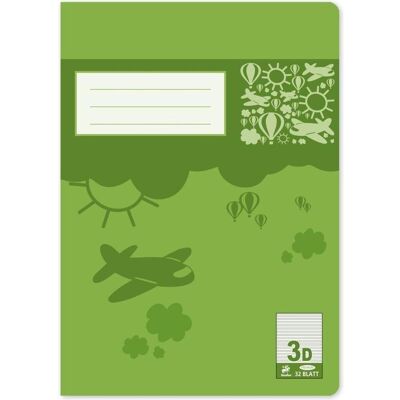 Cahier scolaire Staufen A4 32 pages ligne 3 - Publicité Cahier scolaire Staufen A4 32 pages ligne 3 - Publicité