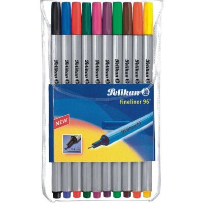 Pelikan Stylo, Fineliner 96 (10x) - Publicité Pelikan Stylo, Fineliner 96 (10x) - Publicité