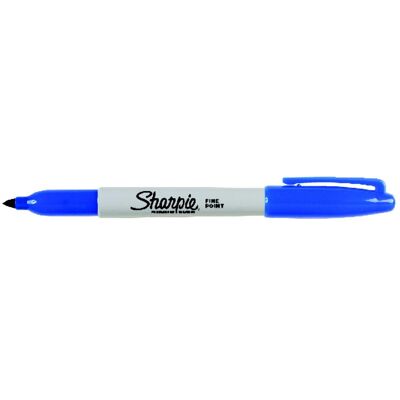 Paper Mate, Marqueur, Marqueur permanent sharpie, fin, rond, bleu (1x) - Publicité Paper Mate, Marqueur, Marqueur permanent sharpie, fin, rond, bleu (1x) - Publicité