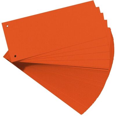 Herlitz, Classeur : accessoires, Intercalaires 10.5 x 24 cm, 100 pcs - orange - Publicité Herlitz, Classeur : accessoires, Intercalaires 10.5 x 24 cm, 100 pcs - orange - Publicité