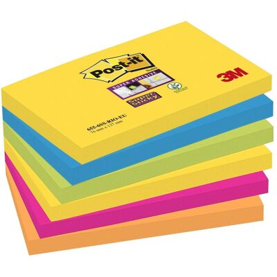 Post-it, Notes adhésives, Notes de Rio super collantes (127 x 76 mm) - Publicité Post-it, Notes adhésives, Notes de Rio super collantes (127 x 76 mm) - Publicité