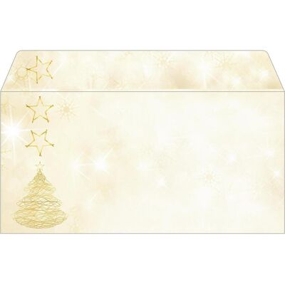 Sigel, Enveloppes, Enveloppe de Noël Graceful Christmas (DL, 50x) - Publicité Sigel, Enveloppes, Enveloppe de Noël Graceful Christmas (DL, 50x) - Publicité
