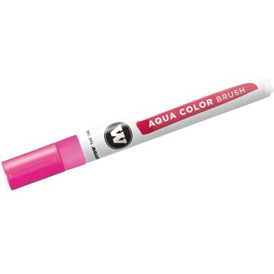 Molotow, Écriture + dessin, Crayon aquarelle Color Brush Aqua 1-2mm rose (1x) - Publicité Molotow, Écriture + dessin, Crayon aquarelle Color Brush Aqua 1-2mm rose (1x) - Publicité
