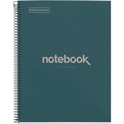 Maul, Cahier + bloc-notes, ECO Emotions NB1 ECOMARINE Recy. A4 80 HOR 80G blau (Speditionsversand) (A4, À rayures, Couverture rigide) - Publicité Maul, Cahier + bloc-notes, ECO Emotions NB1 ECOMARINE Recy. A4 80 HOR 80G blau (Speditionsversand) (A4, À rayures, Couverture rigide) - Publicité