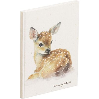 Pagna, Cahier + bloc-notes, Carnet de notes A5/64BL à pois Reh Save me (A5, Pointillés, Couverture rigide) - Publicité Pagna, Cahier + bloc-notes, Carnet de notes A5/64BL à pois Reh Save me (A5, Pointillés, Couverture rigide) - Publicité