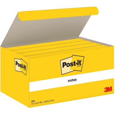 Post-it, Notes adhésives, Haftnotzien (51 x 38 mm) - Publicité Post-it, Notes adhésives, Haftnotzien (51 x 38 mm) - Publicité