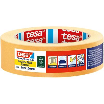 tesa, Ruban adhésif, Präzisionkrepp Standard 50m:30mm (30 mm) - Publicité tesa, Ruban adhésif, Präzisionkrepp Standard 50m:30mm (30 mm) - Publicité
