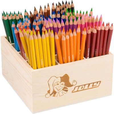 Crayons de couleur JOLLY 144 - Fournitures d'art - Publicité Crayons de couleur JOLLY 144 - Fournitures d'art - Publicité