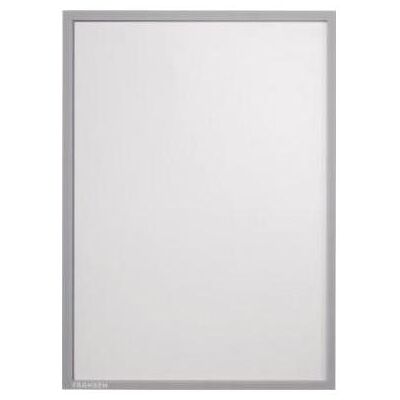 Support de Documents Franken Frame It Itsa4m/5 - A4 Magnétique Gris Lot de 5 - Publicité Support de Documents Franken Frame It Itsa4m/5 - A4 Magnétique Gris Lot de 5 - Publicité