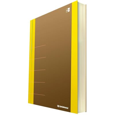 Donau, Cahier + bloc-notes, Carnet de notes life, organizer, 165x230mm, 80 feuilles, jaune (Couverture rigide) - Publicité Donau, Cahier + bloc-notes, Carnet de notes life, organizer, 165x230mm, 80 feuilles, jaune (Couverture rigide) - Publicité