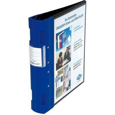 Wedo, Classeur, Classeur de présentation ERGOGRIP, 56 mm, noir-bleu Recto : noir, verso : bleu, DIN... (A4, 56 mm, 1 pcs) - Publicité Wedo, Classeur, Classeur de présentation ERGOGRIP, 56 mm, noir-bleu Recto : noir, verso : bleu, DIN... (A4, 56 mm, 1 pcs) - Publicité