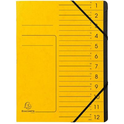 Exacompta, Porte-documents, Fiches de classement agrafées (A4, 1x) - Publicité Exacompta, Porte-documents, Fiches de classement agrafées (A4, 1x) - Publicité