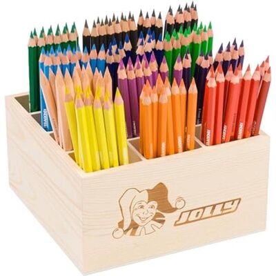 Crayons de couleur JOLLY - 144 Pièces - Publicité Crayons de couleur JOLLY - 144 Pièces - Publicité