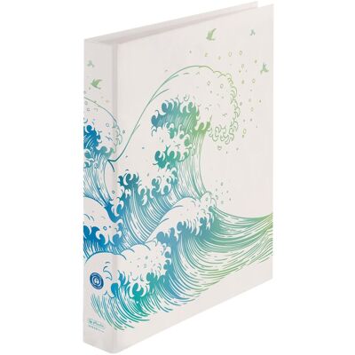 Herlitz, Classeur, Chemise MaX GREENline wave 25 mm, multicolore (A4, 25 mm, 1 pcs) - Publicité Herlitz, Classeur, Chemise MaX GREENline wave 25 mm, multicolore (A4, 25 mm, 1 pcs) - Publicité