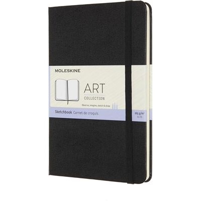 Moleskine, Cahier + bloc-notes, Sketchbook (Spécial, Blanc, Couverture rigide) - Publicité Moleskine, Cahier + bloc-notes, Sketchbook (Spécial, Blanc, Couverture rigide) - Publicité
