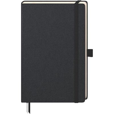 Brunnen, Cahier + bloc-notes, Carnet de notes KOMPAGNON env. DIN A5 pointillé, noir couverture rigide 192, dont 16 détachables (A5, Pointillés, Couverture rigide) - Publicité Brunnen, Cahier + bloc-notes, Carnet de notes KOMPAGNON env. DIN A5 pointillé, noir couverture rigide 192, dont 16 détachables (A5, Pointillés, Couverture rigide) - Publicité