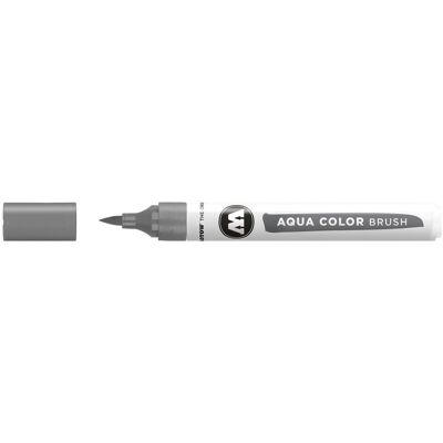 Molotow, Écriture + dessin, Crayon aquarelle Color Brush Aqua 1-2 mm gris neutre 02 (1x) - Publicité Molotow, Écriture + dessin, Crayon aquarelle Color Brush Aqua 1-2 mm gris neutre 02 (1x) - Publicité